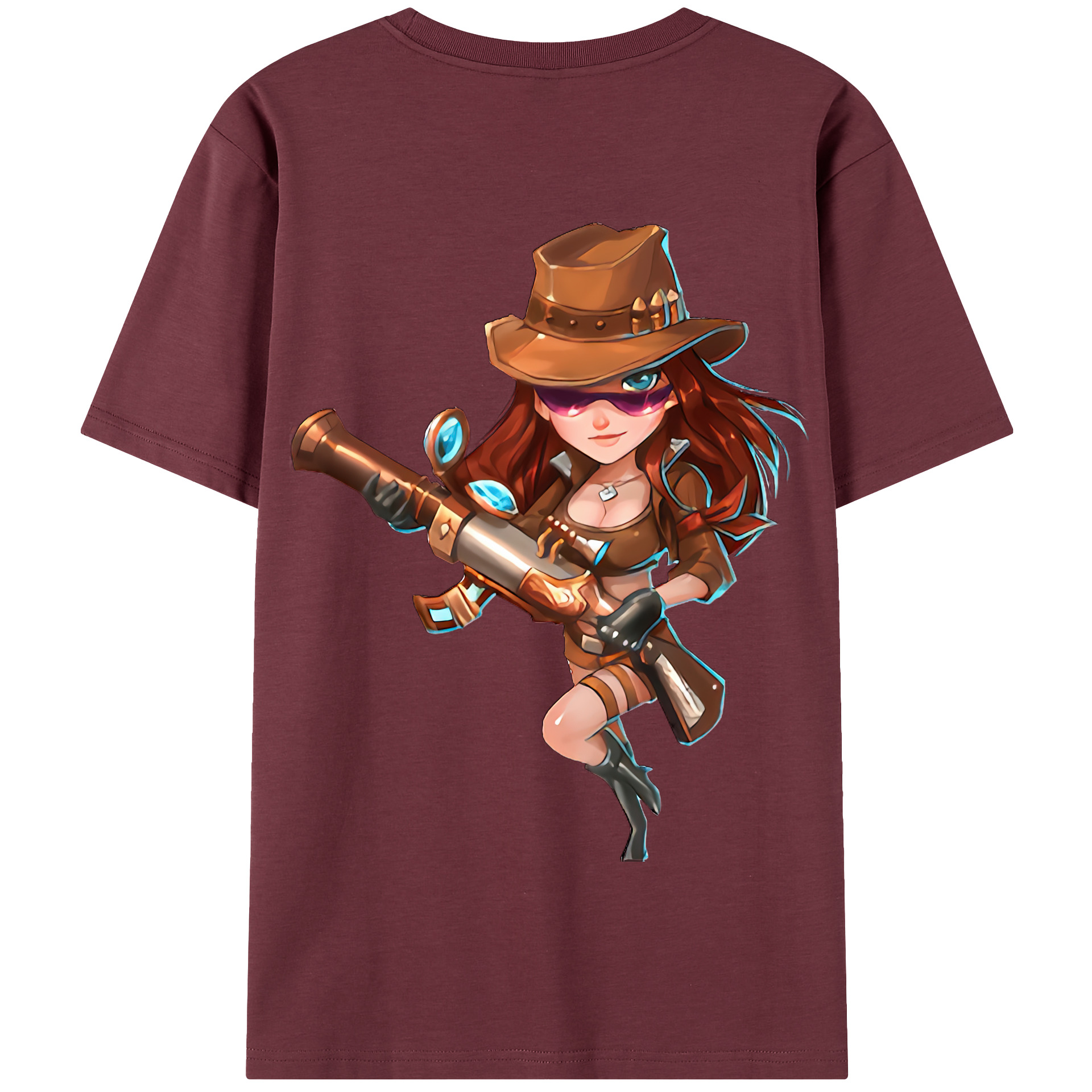 リーグ・オブ・レジェンド League of Legends LOL 綿100％半袖Tシャツ（背面プリント）